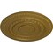 Ekena Millwork Oldham Ceiling Medallion (Fits Canopies up to 8 5/8"), Hand-Painted Gold, 18"OD x 1 1/4"P CM18OLGLS - alternate 2